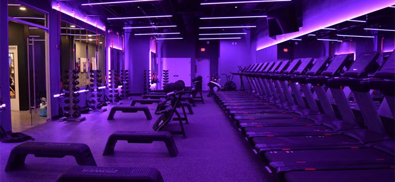 180 Red Fit Studio cardio in purple